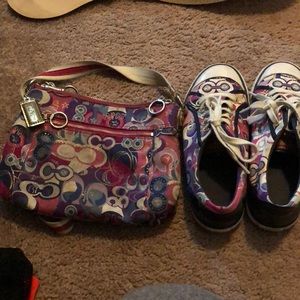Coach shoes and purse
